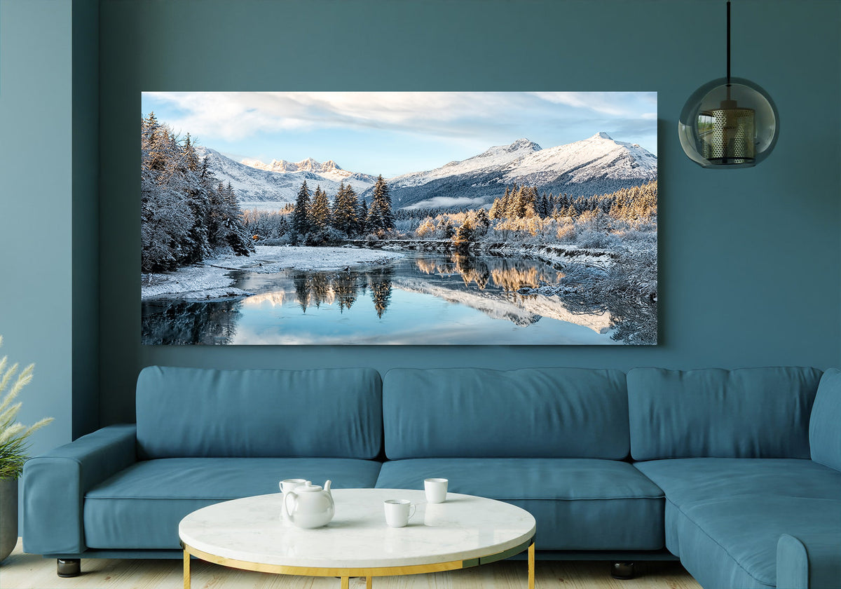 Canvas Painting - Winter Landscape