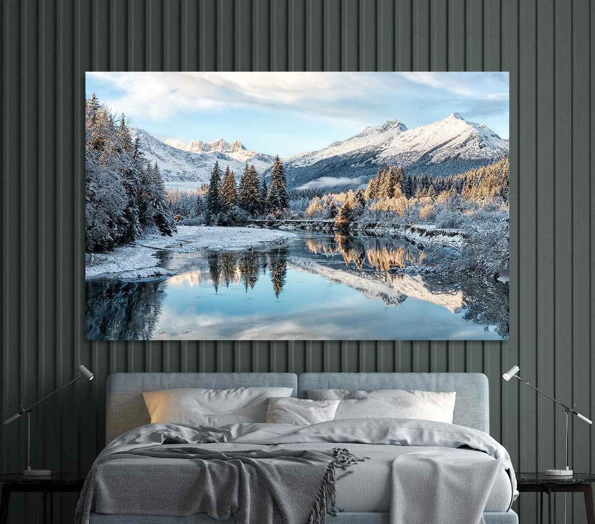 Canvas Painting - Winter Landscape