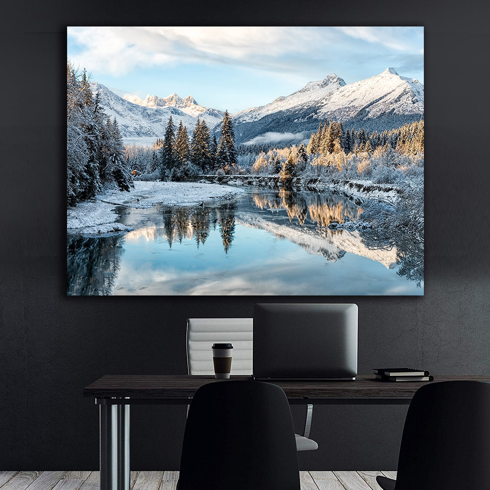 Canvas Painting - Winter Landscape