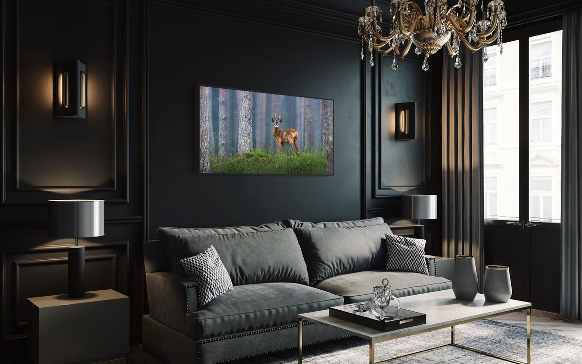Canvas Painting - Deer in the Forest