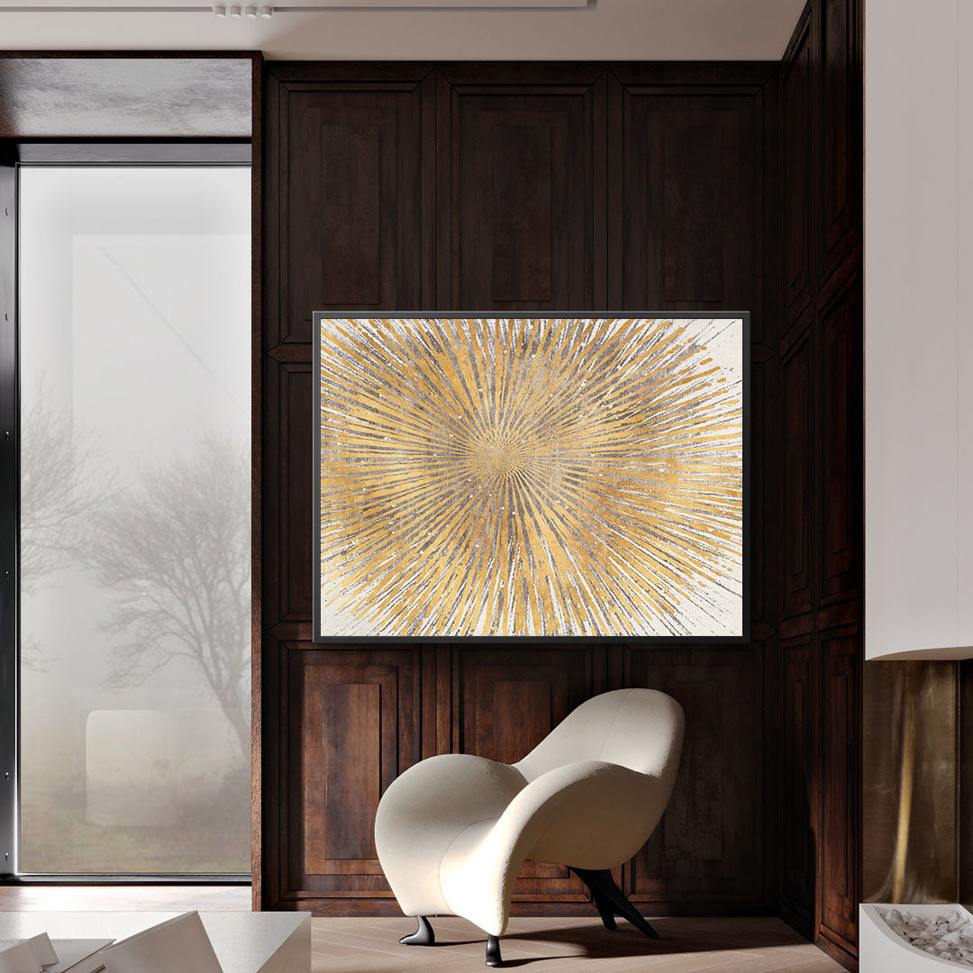 Canvas Painting - Golden Star