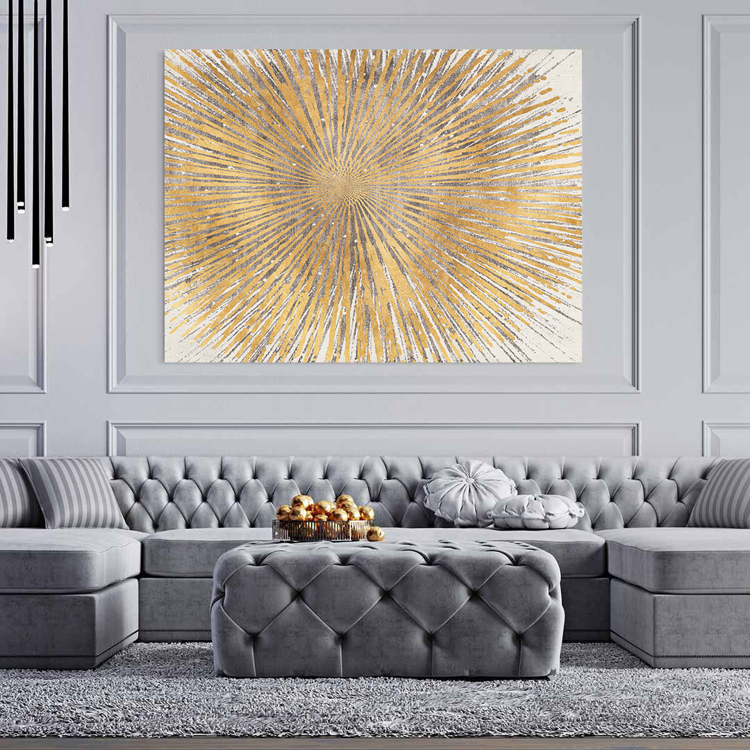 Canvas Painting - Golden Star