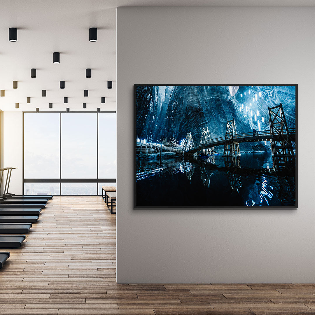 Canvas Painting - Turda Salt Mine