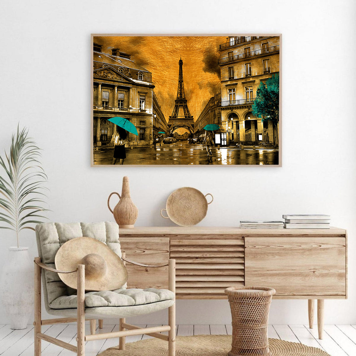Canvas Painting - Eiffel Tower