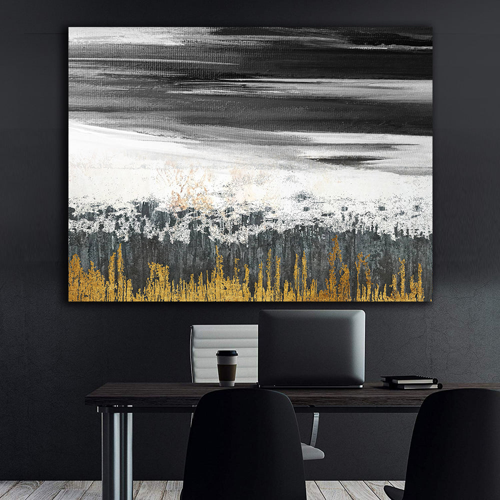 Canvas Painting - Gold Abstract ART