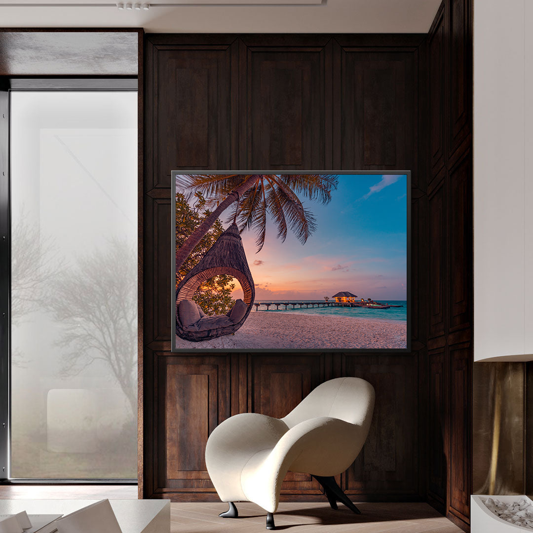 Canvas Painting - Maldives Landscape