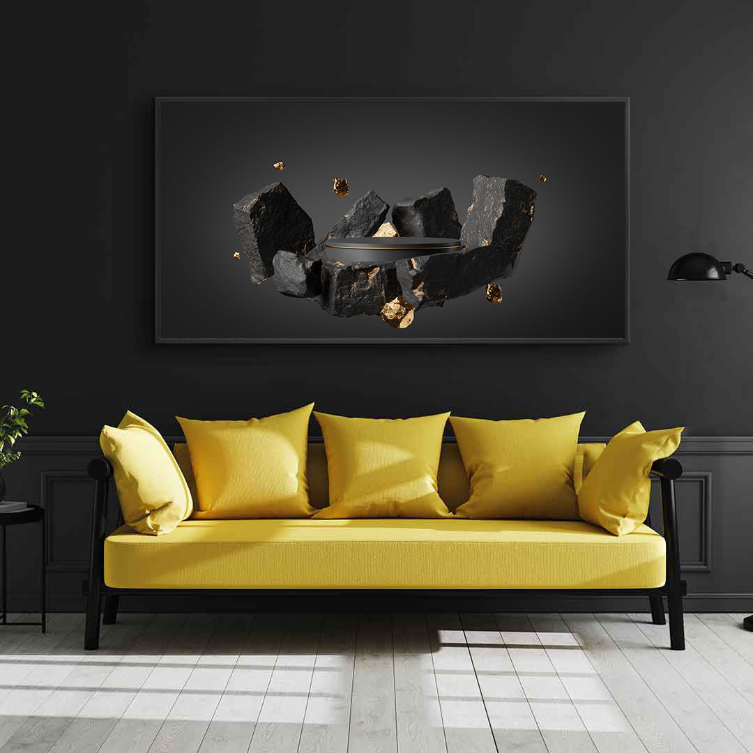 Canvas painting - Cobble Stones