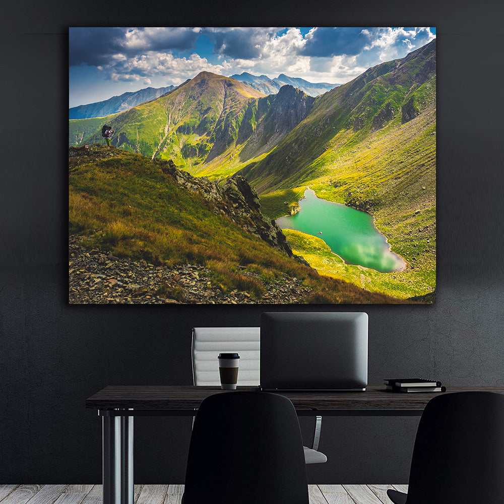 Canvas Painting - Mountain Lake