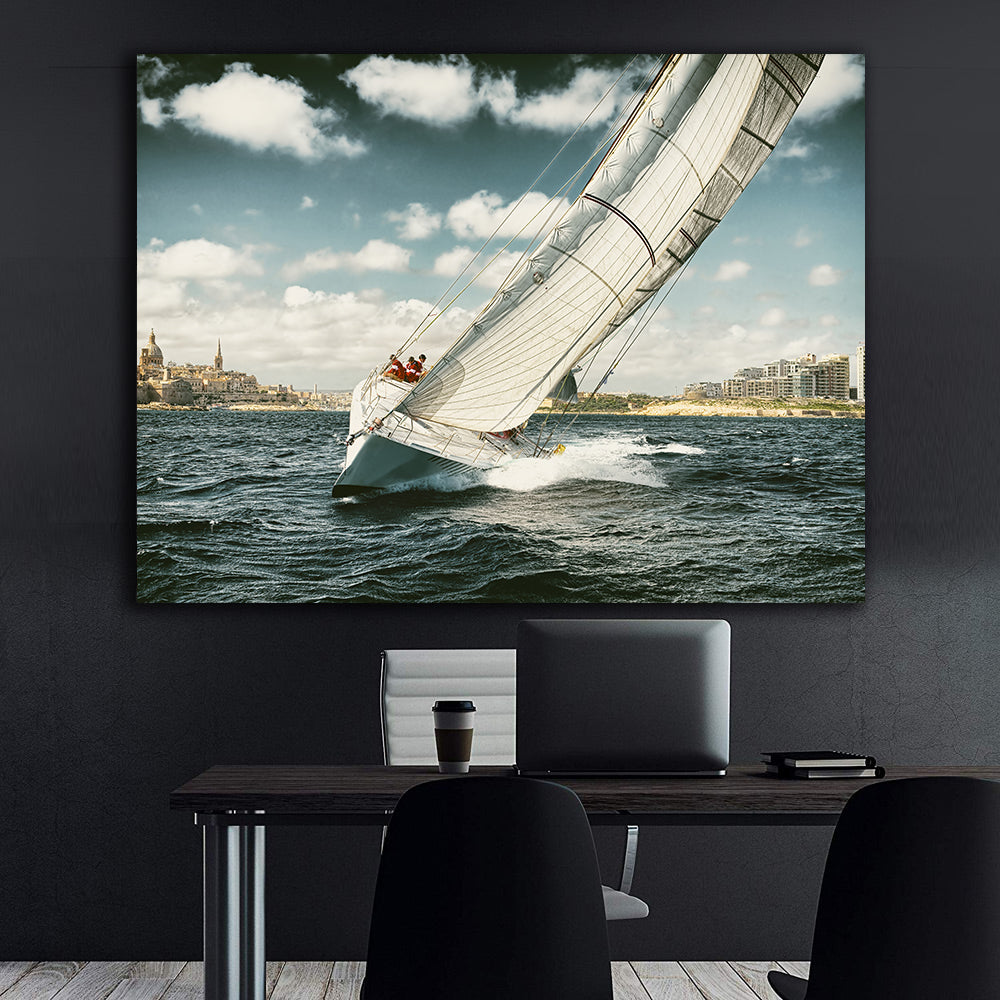 Canvas Painting - Sailboat