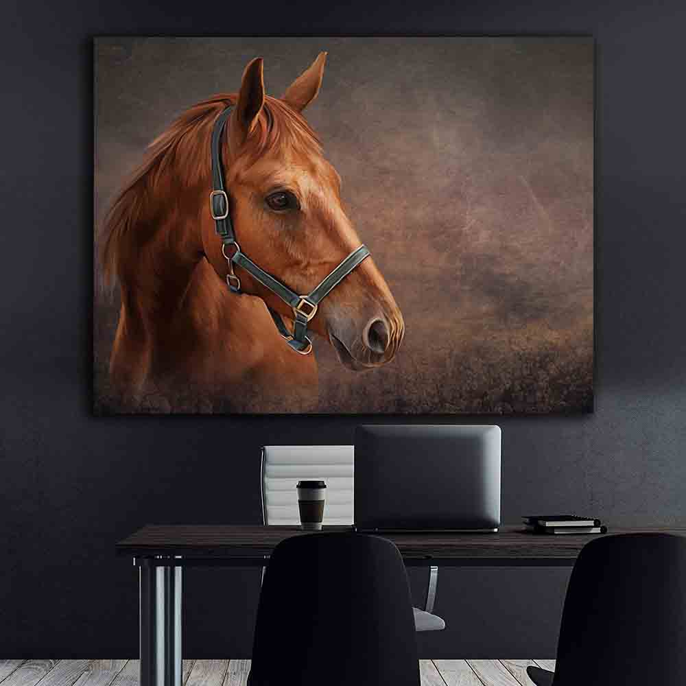 Canvas Painting - Horse Portrait