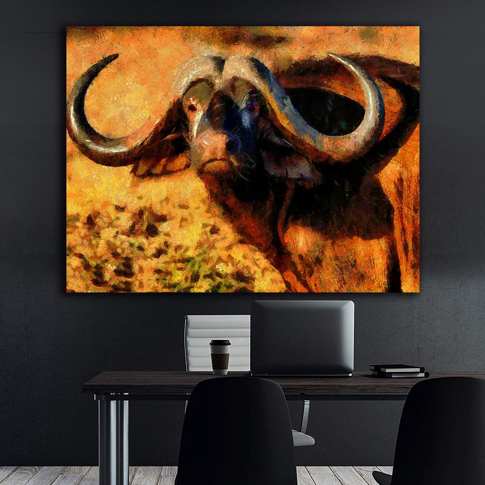 Canvas Painting - Buffalo