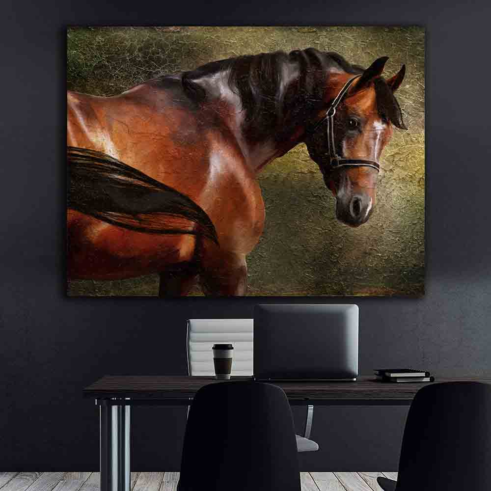 Canvas Painting - Horse Portrait