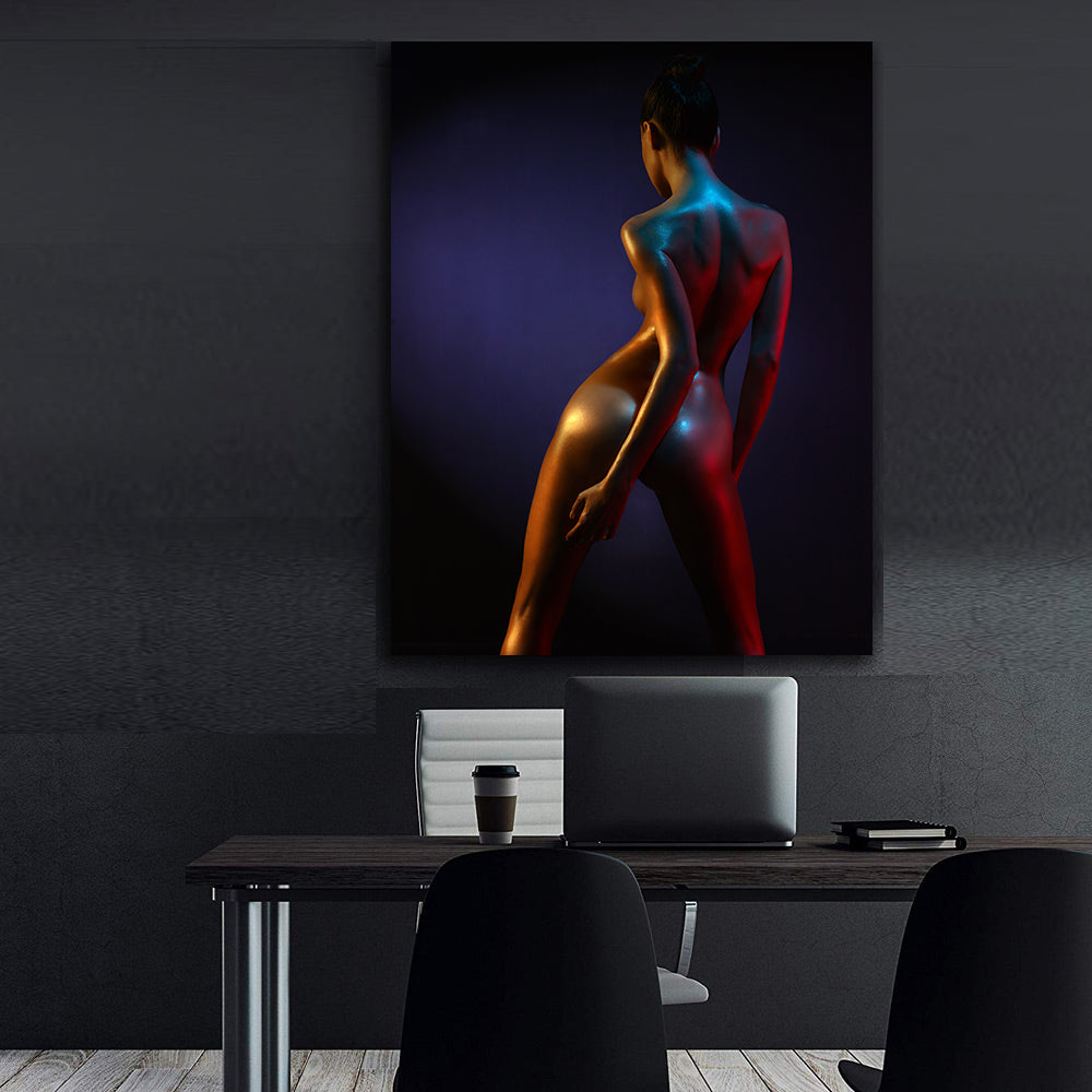 Canvas Painting - Erotic Girl