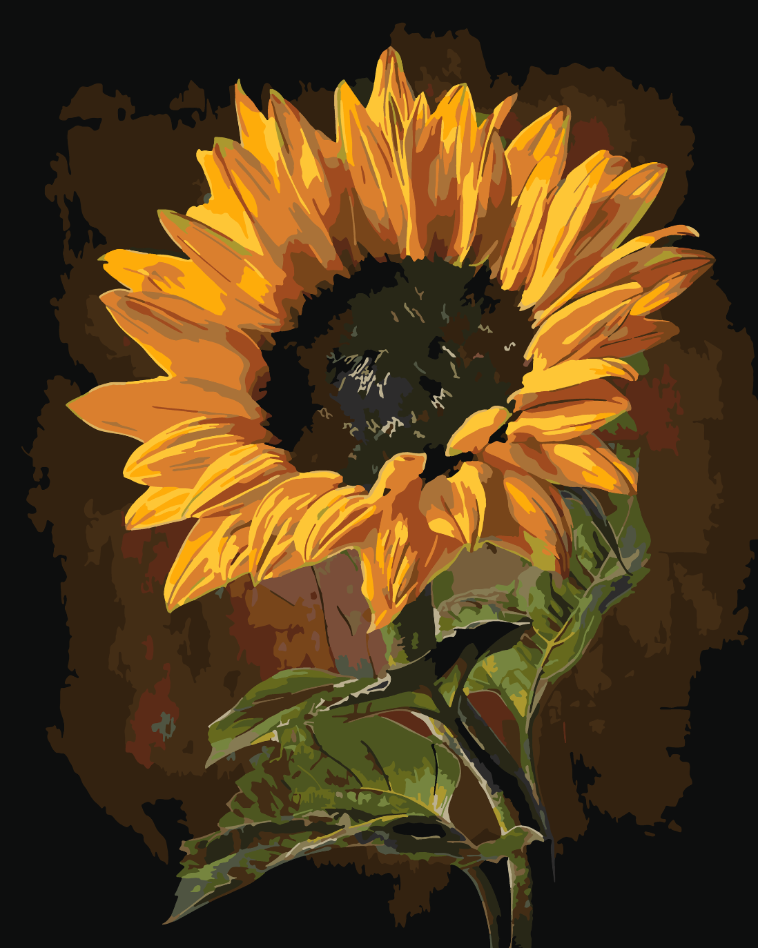 Paint by numbers - Sunflower 4154