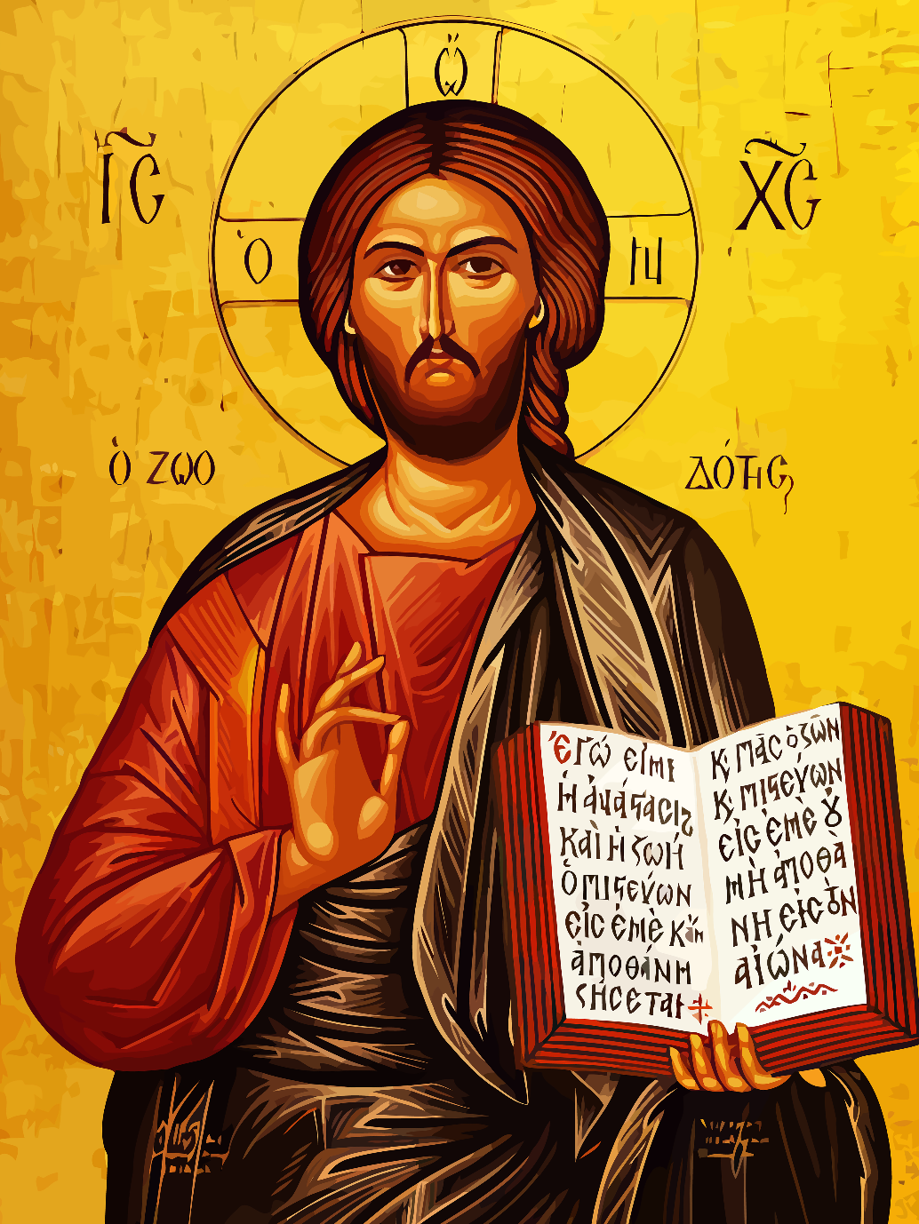 Paint by numbers - Jesus Christ 4398