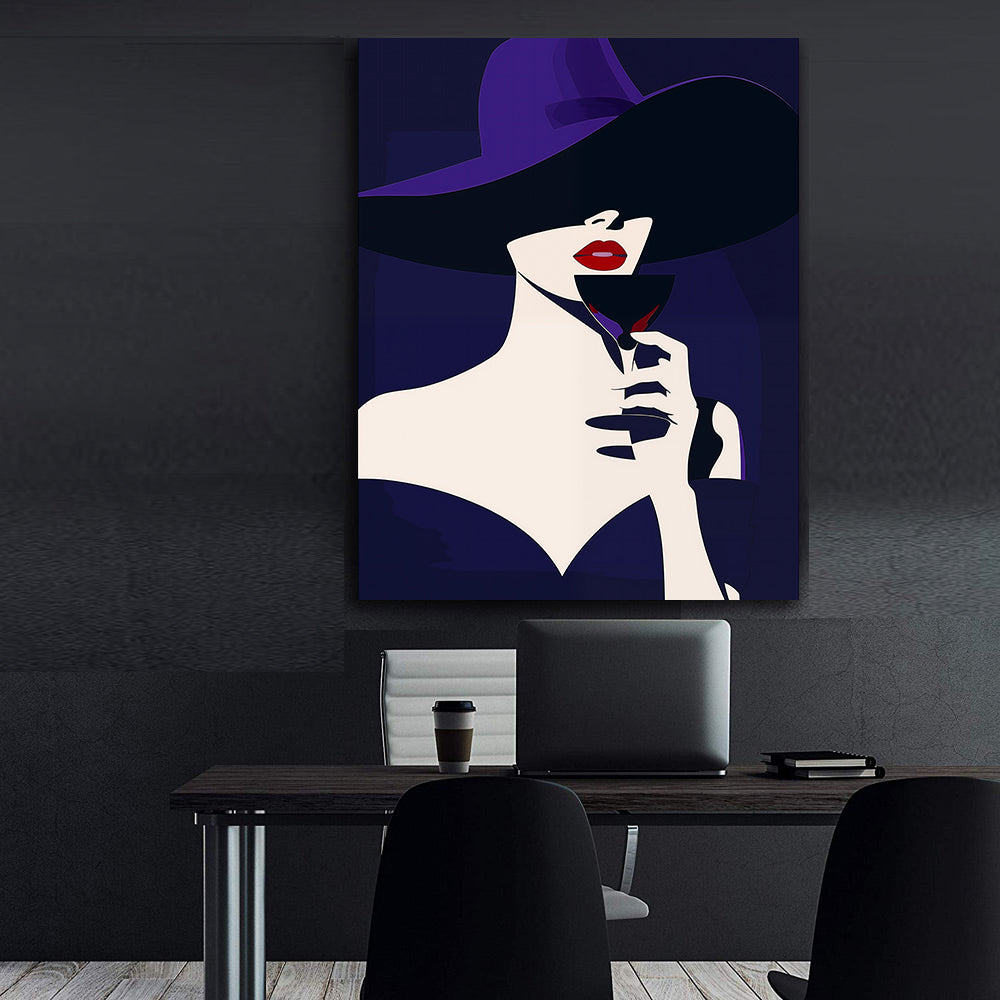 Tablou Canvas - Femeie Enigmatica
