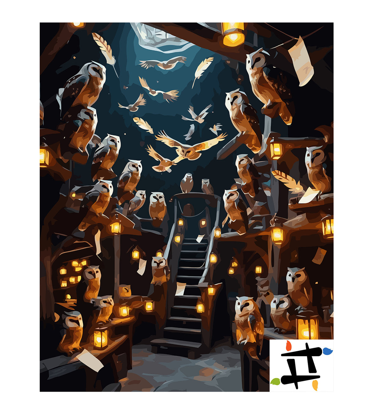 Pictura pe Numere – Consiliul bufnitelor 7406