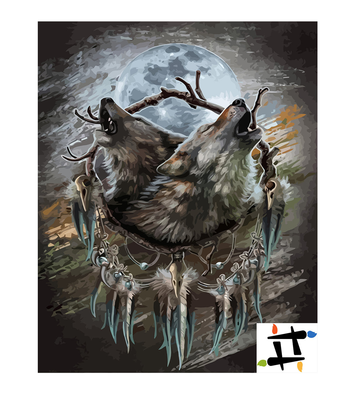 Pictura pe Numere – Cantecul lupilor 7321