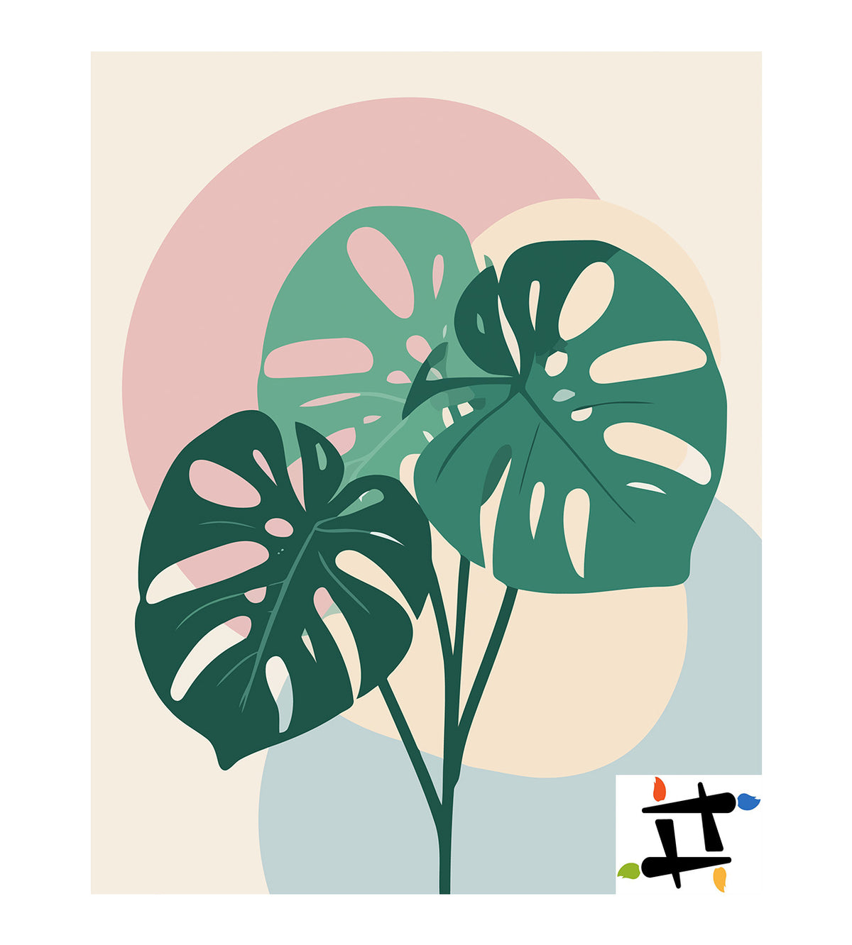 Pictura pe Numere – Reflexii de pastel 7253