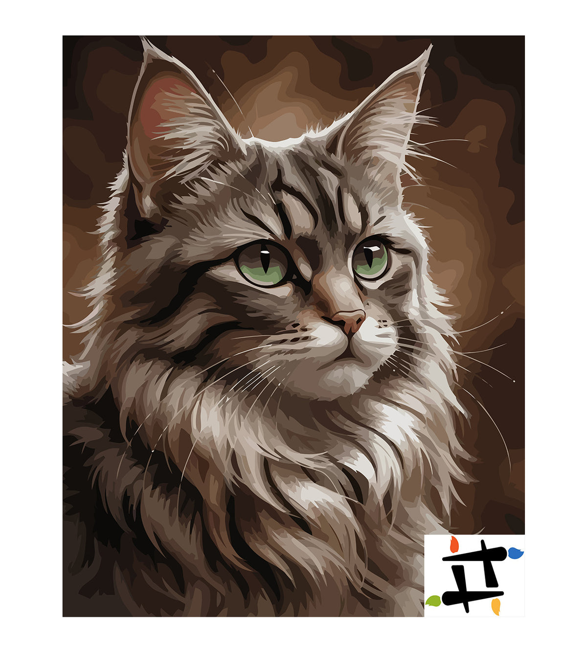 Pictura pe Numere – Privirea de smarald 7339