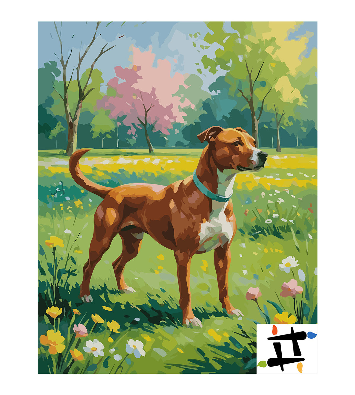 Pictura pe Numere – Sentinela de bronz 7359