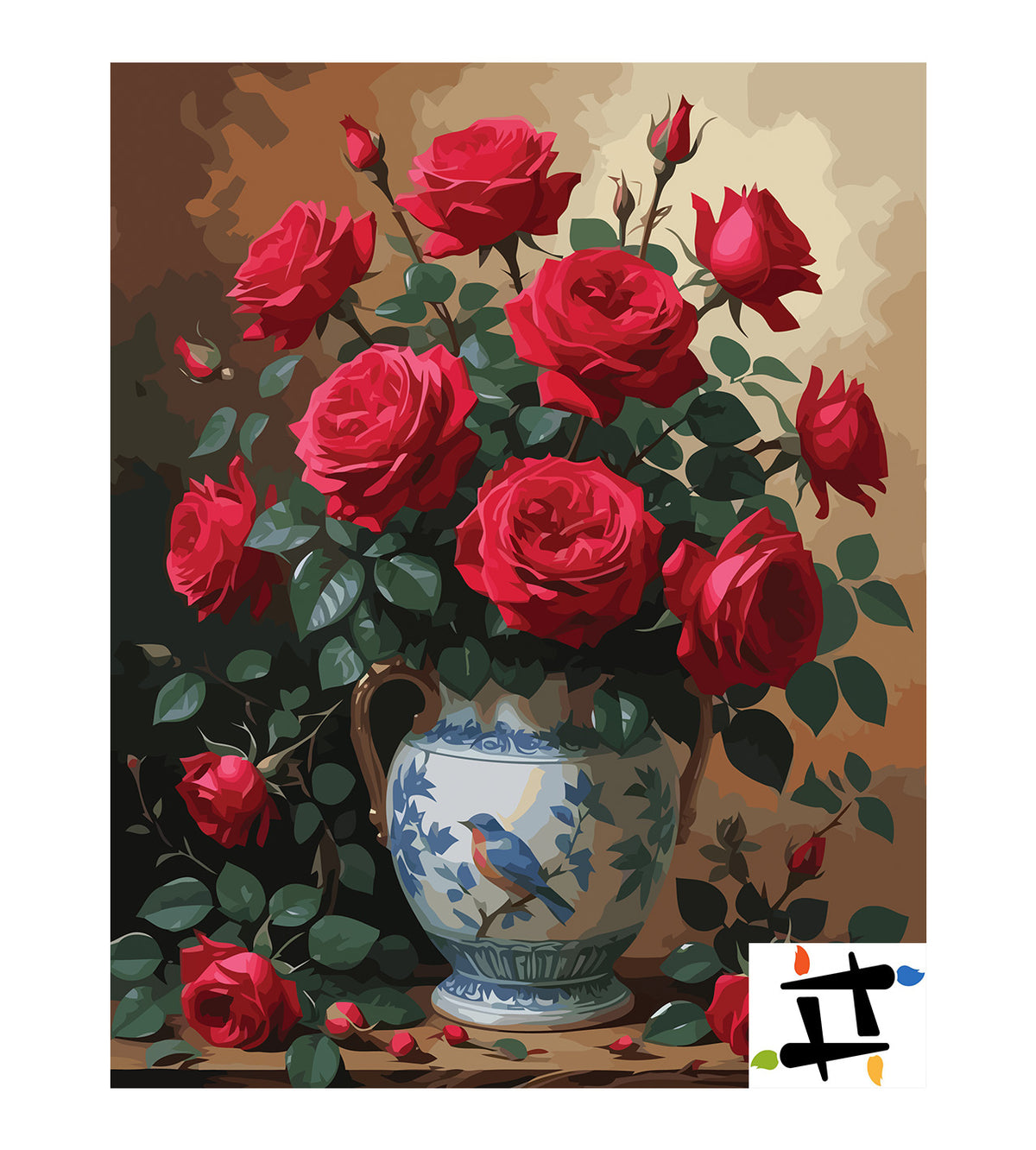 Pictura pe Numere – Pasiune in vaza 7048