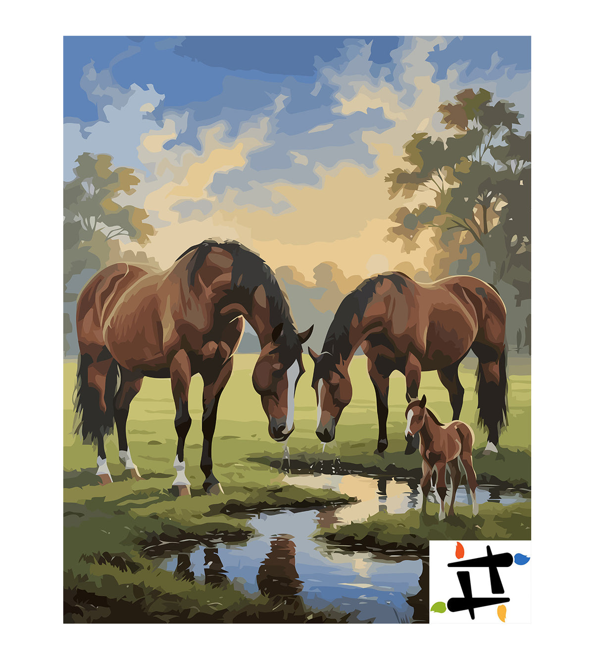 Pictura pe Numere – Abeuri calde 7438