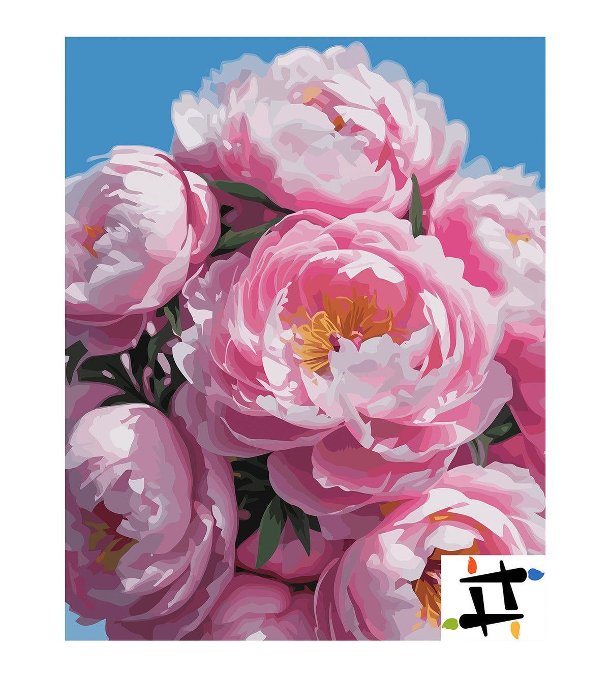 Pictura pe Numere – Petale de matase 7042