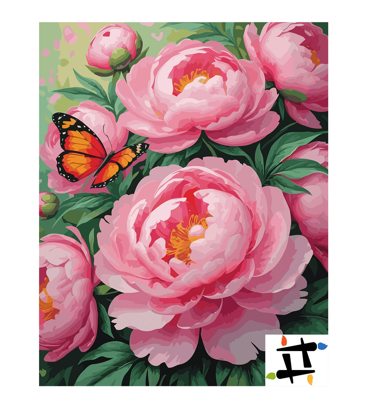 Pictura pe Numere – Valsul petalelor 6934