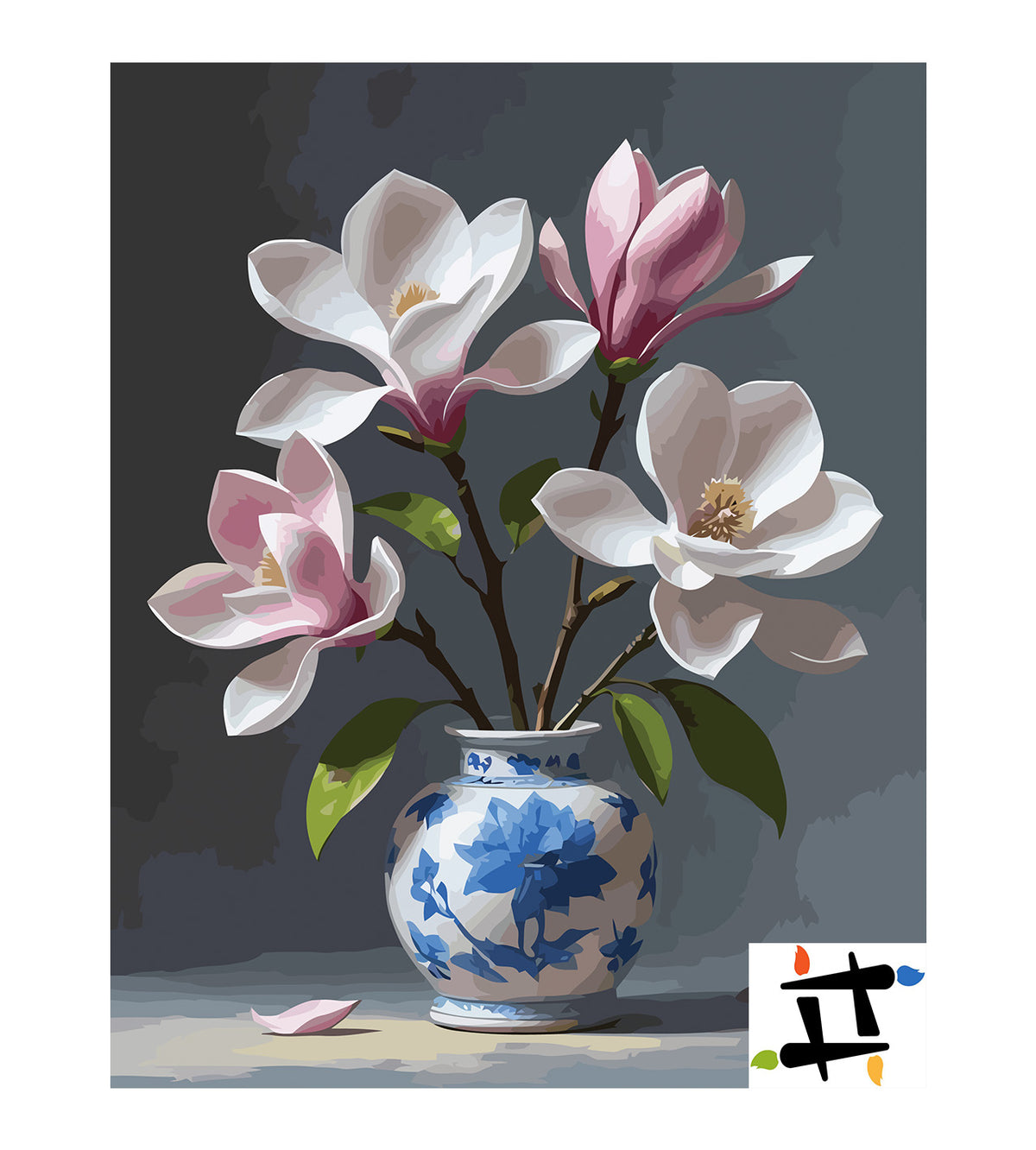 Pictura pe Numere – Simfonia magnoliilor 7145