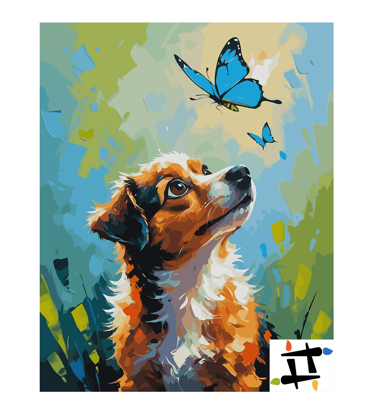 Pictura pe Numere – Fascinatia catelului 7394