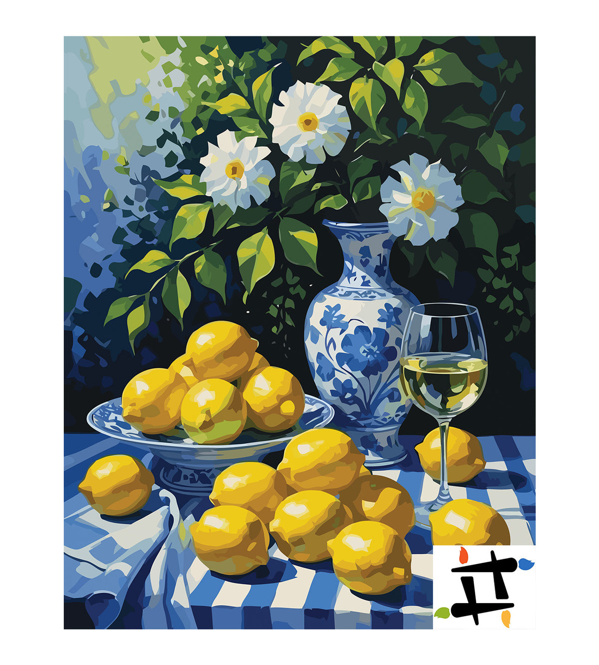 Pictura pe Numere – Citrice si portelan 7057