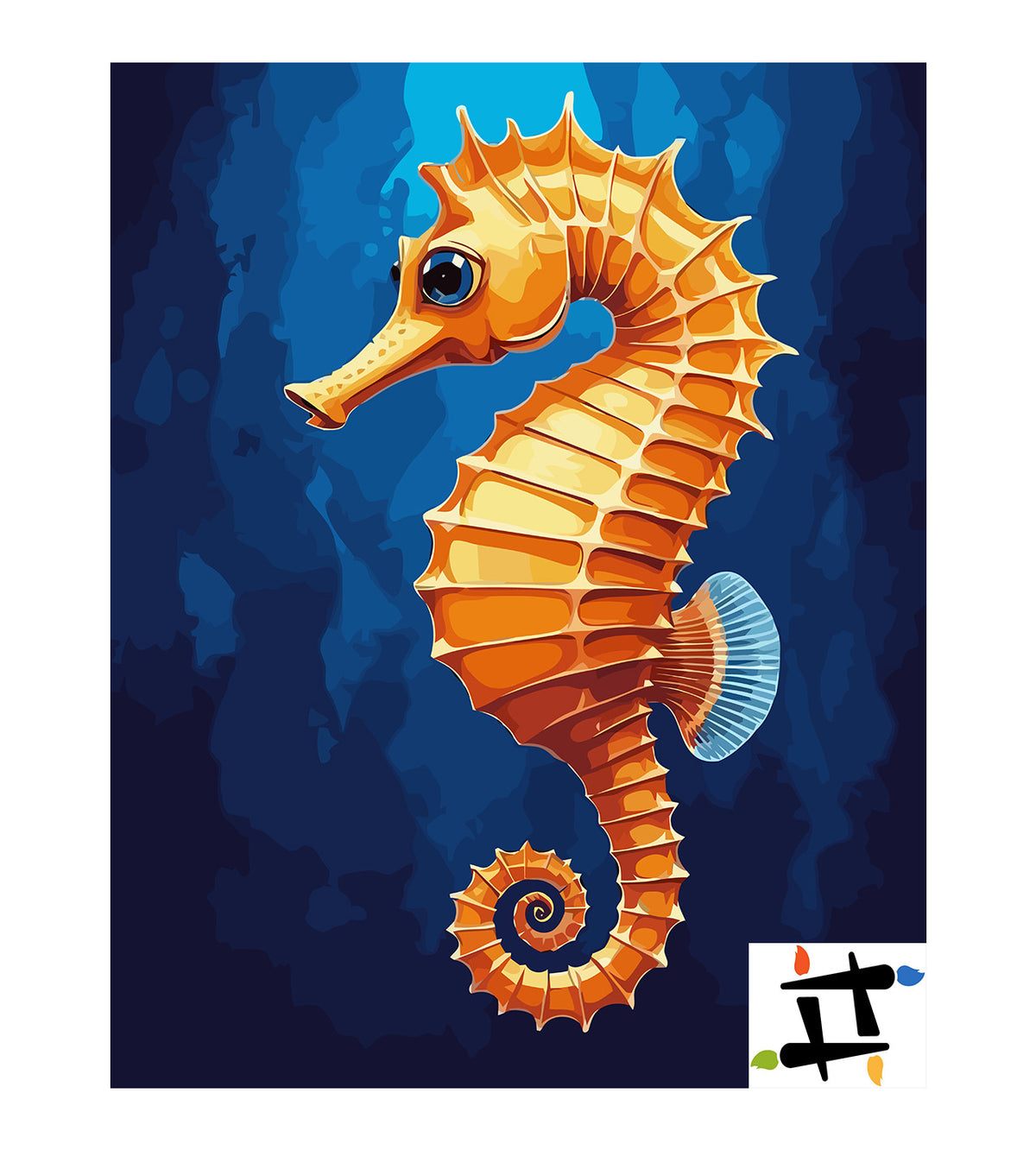 Pictura pe Numere – Dansul calutului de mare 7457