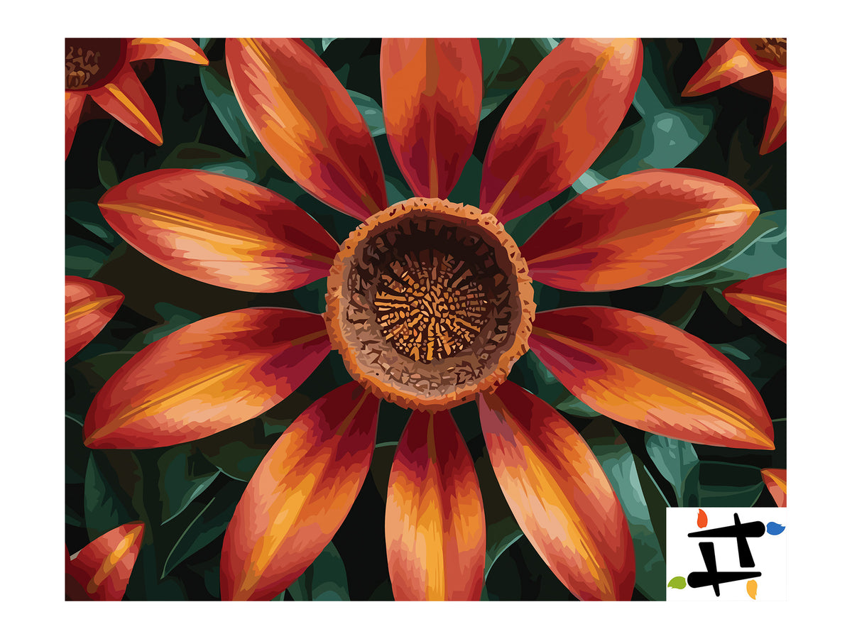 Pictura pe Numere – Mandala de foc 7272