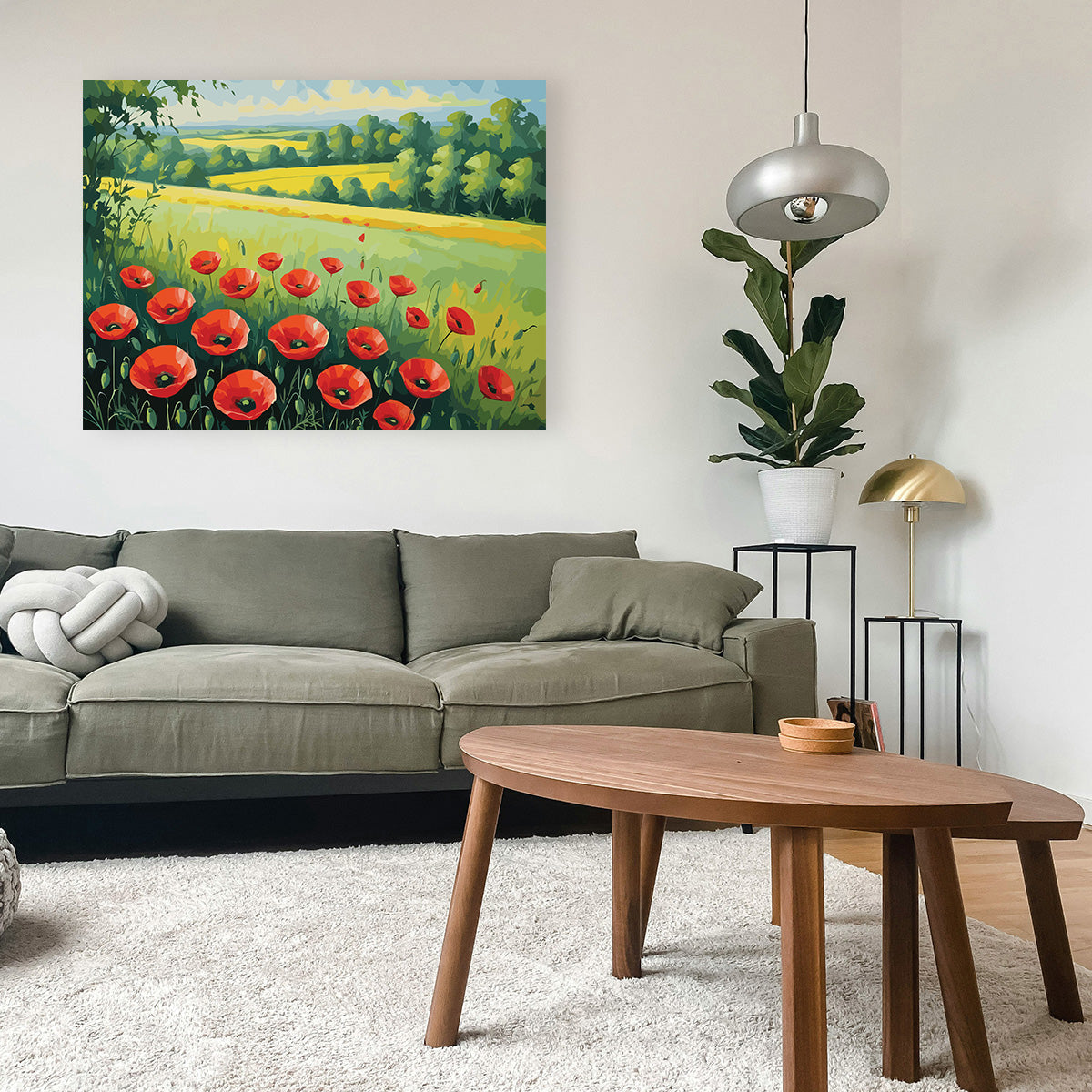 Рисуване по номера – Червеното ехо на лятото 7078