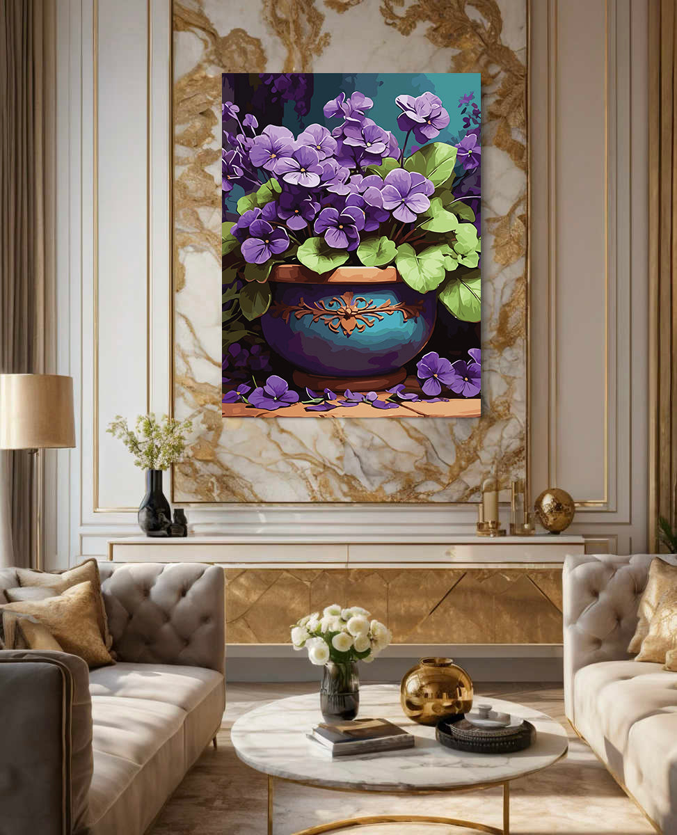 Pictura pe Numere – Taina violetelor 6974