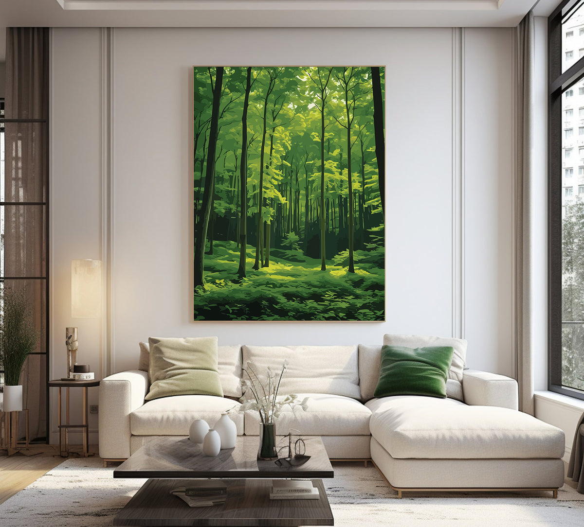 Pictura pe Numere – Padure de smarald 7251