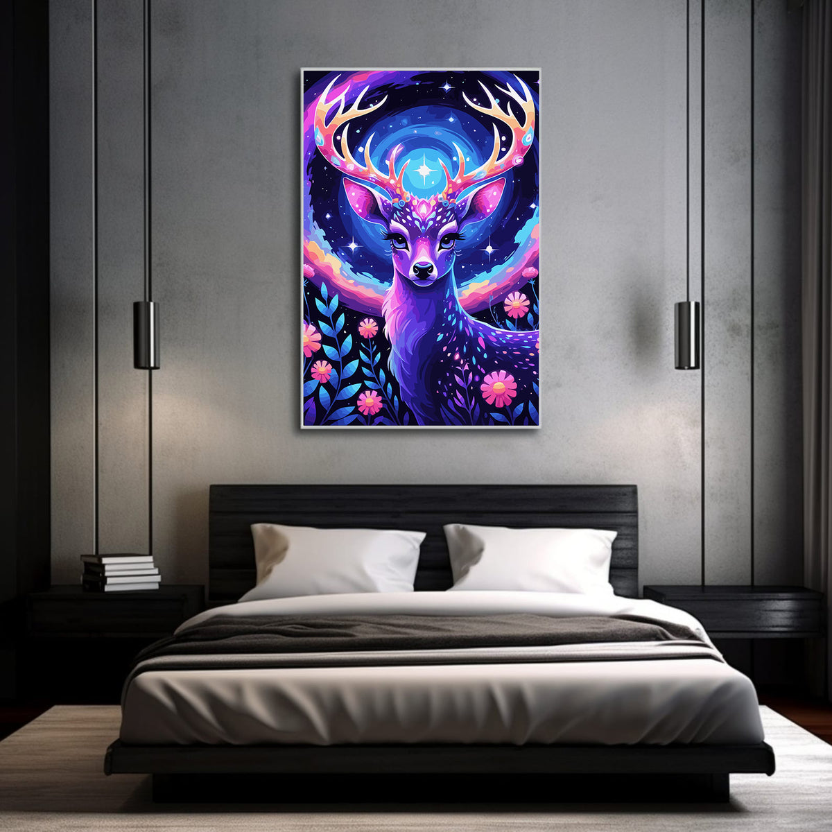 Pictura pe Numere – Cerbul cosmic 7373
