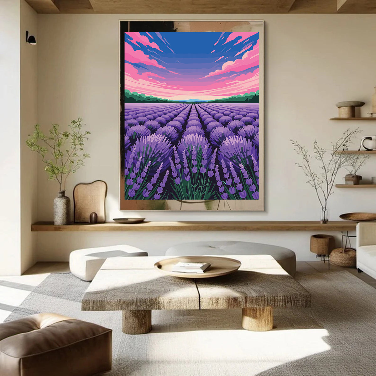 Pictura pe Numere – Infinit de lavanda 7174