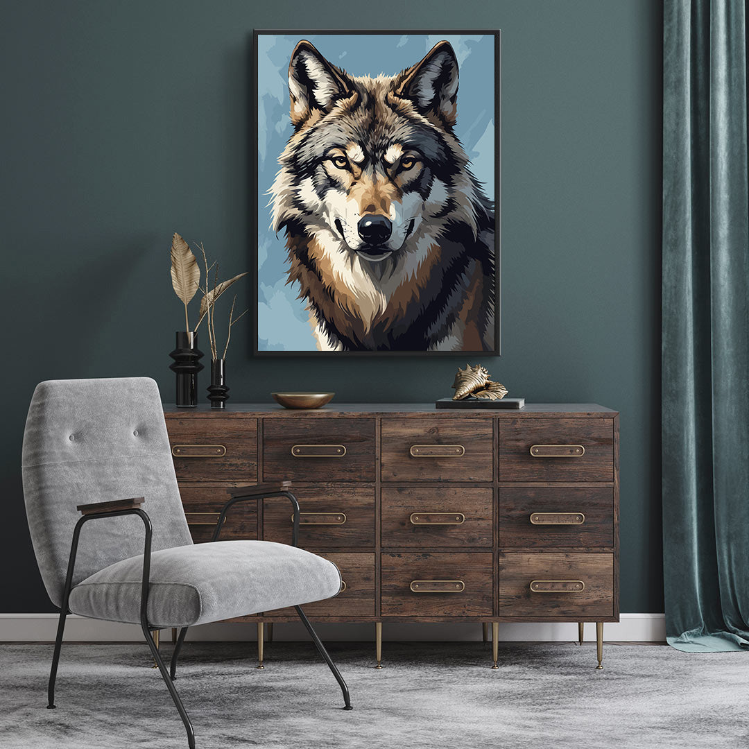Pictura pe Numere – Mandria lupului singuratic 7376