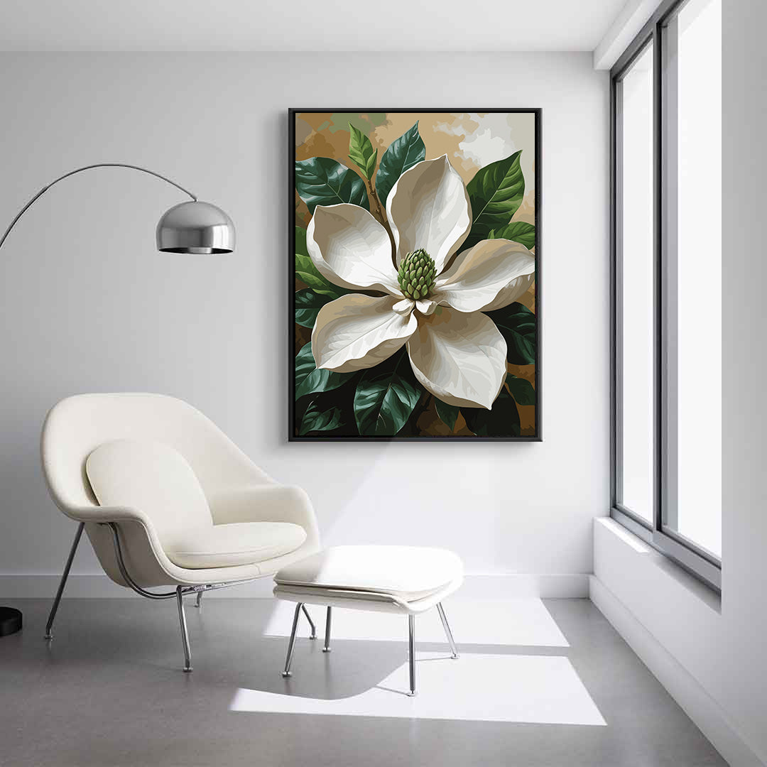 Pictura pe Numere – Magnolia inflorita 6889