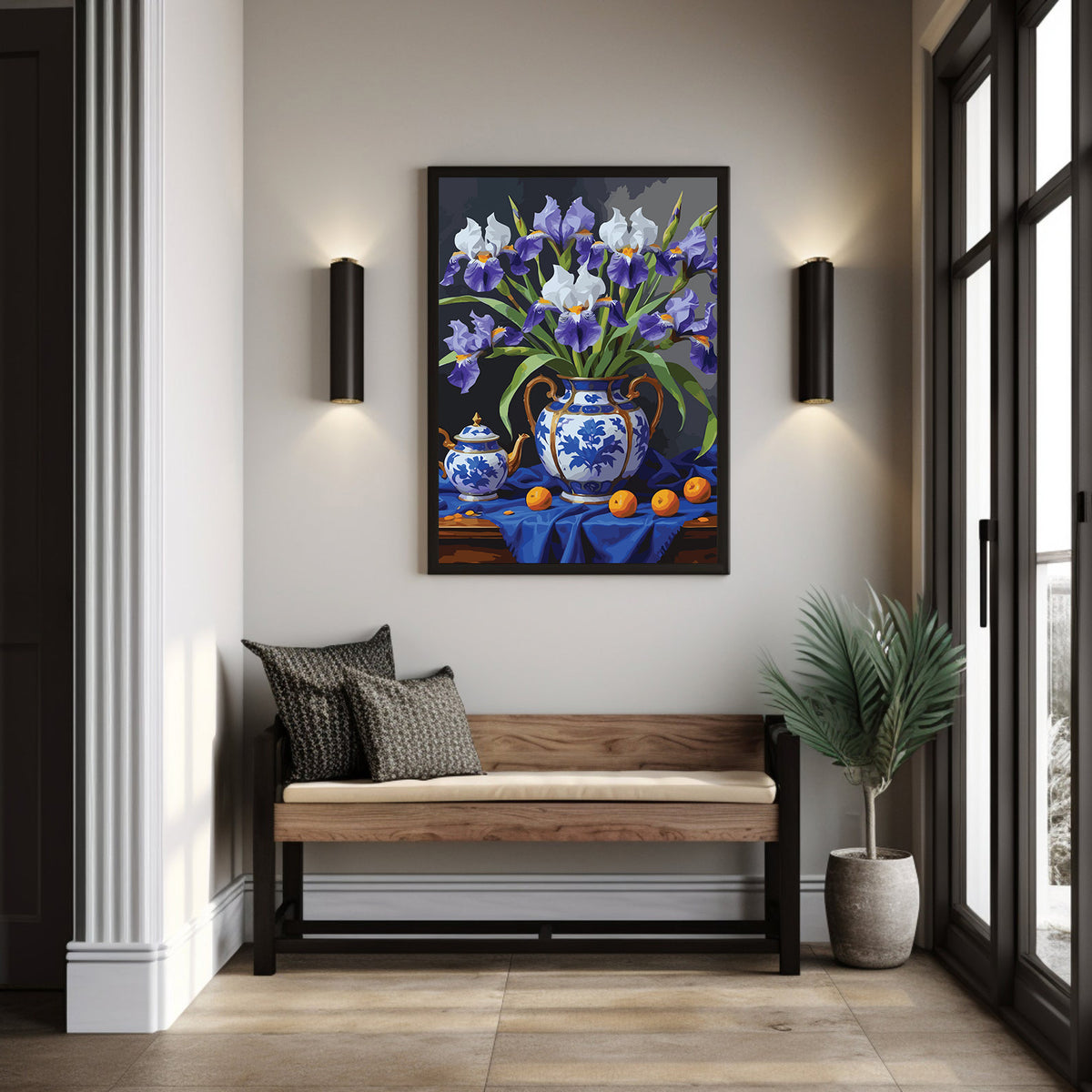 Pictura pe Numere – Iris si portelan 7072