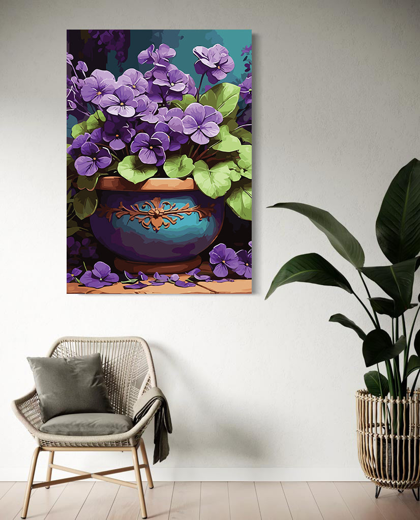 Pictura pe Numere – Taina violetelor 6974