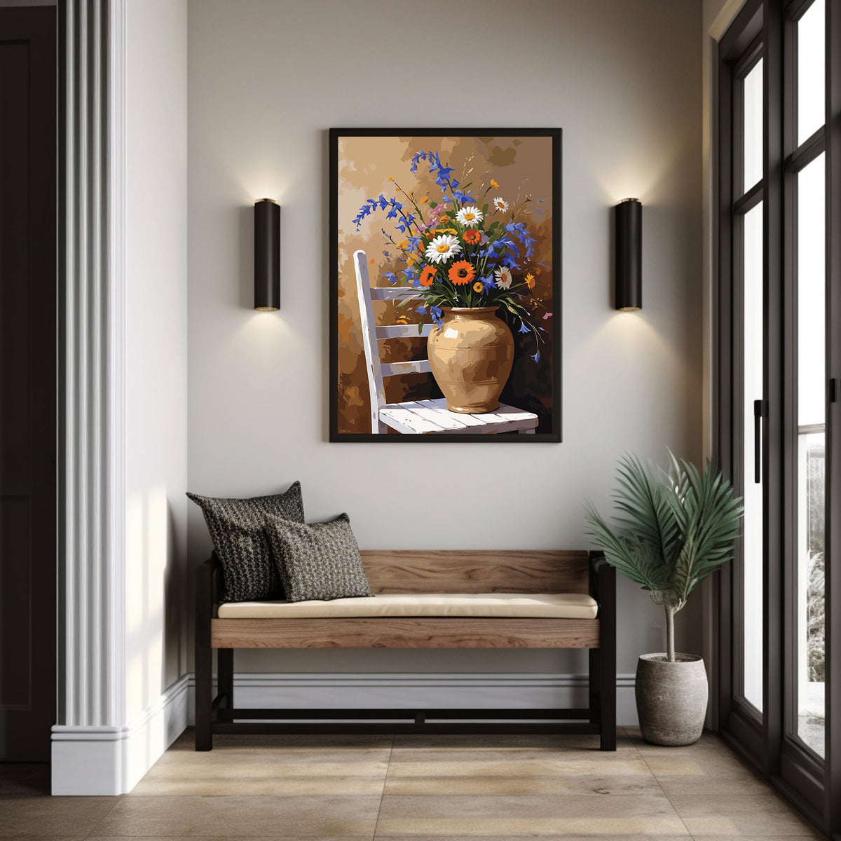Pictura pe Numere – Simfonia florilor rustice 7026