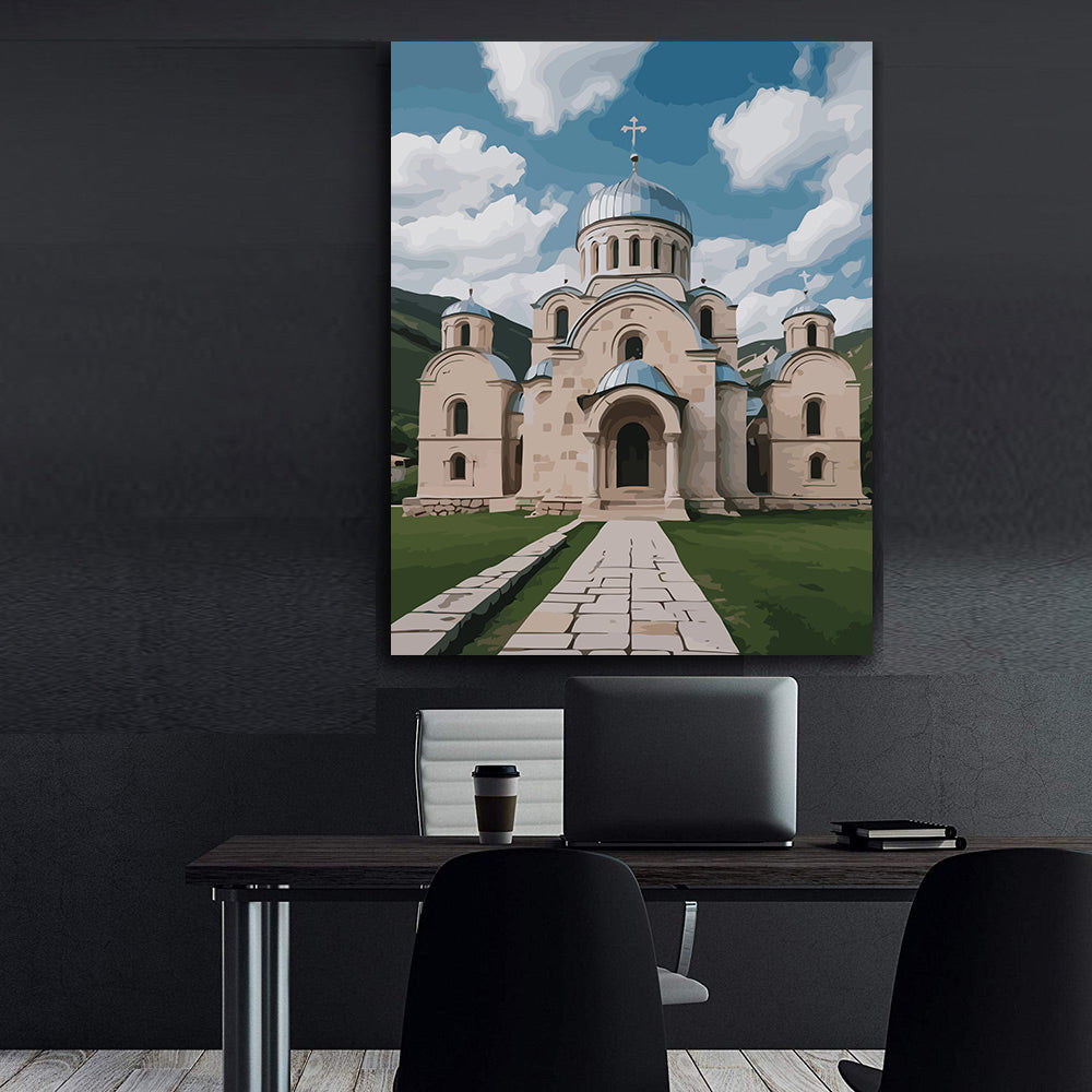 Pictura pe Numere – Manastirea Gradač 6321