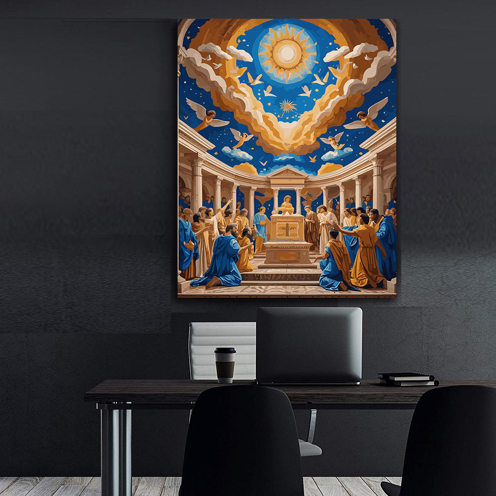 Pictura pe Numere – Adunarea Divina 6340