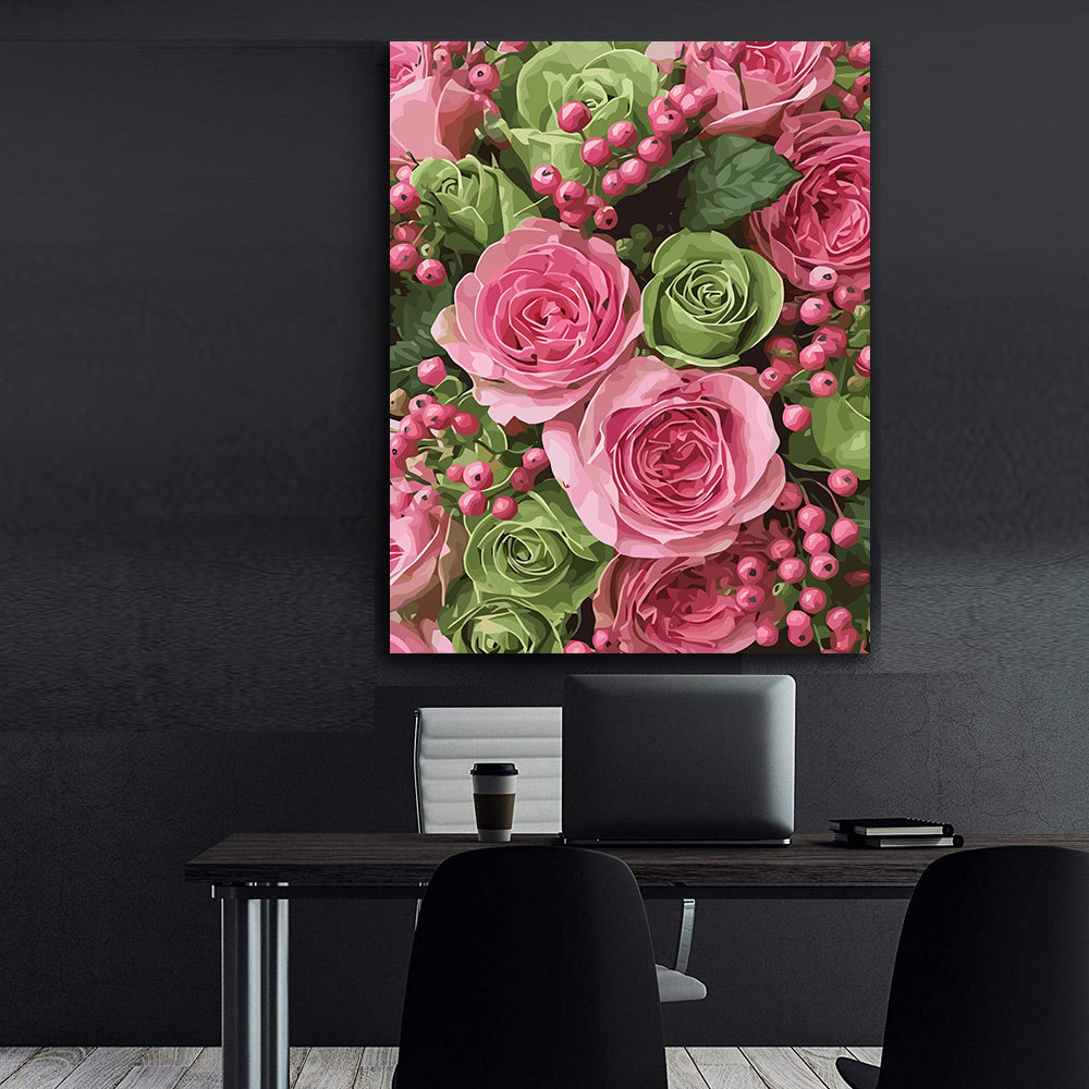 Рисуване по номера – Пролетен букет 6543