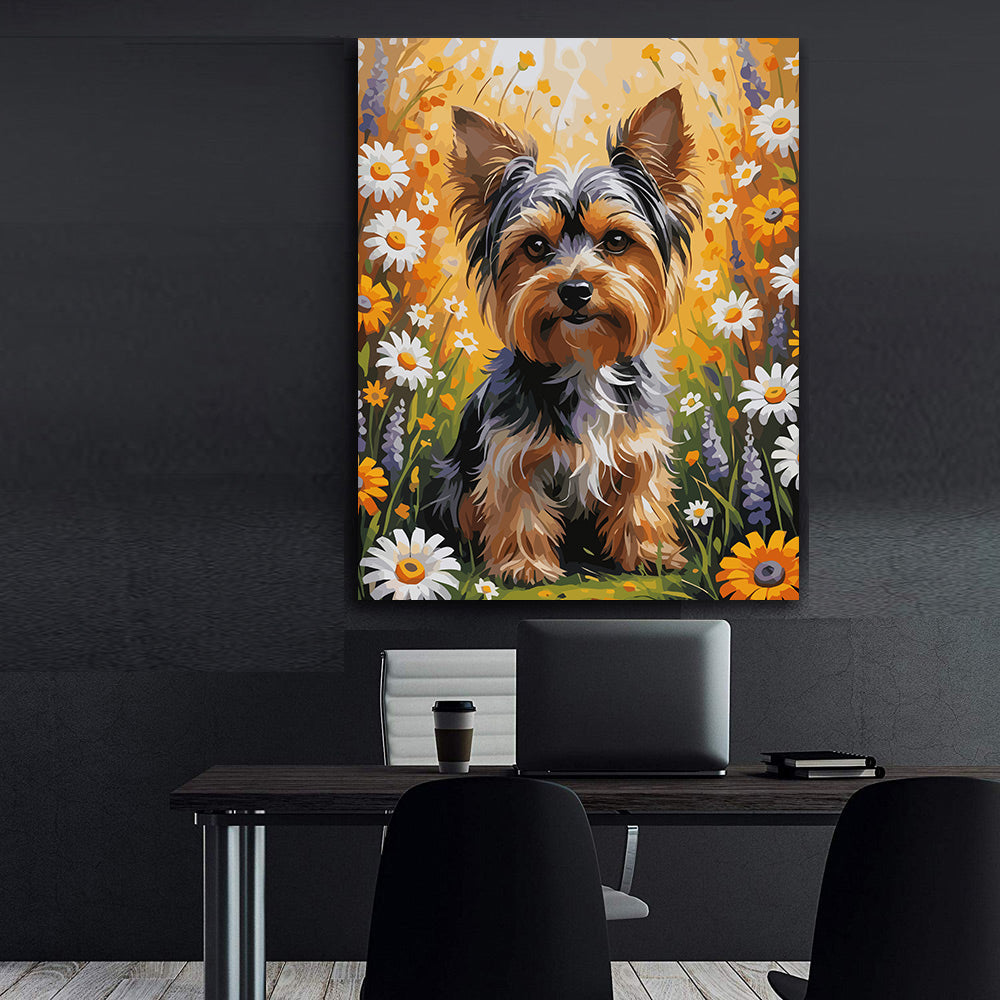 Pictura pe Numere – Micul yorkie 7473
