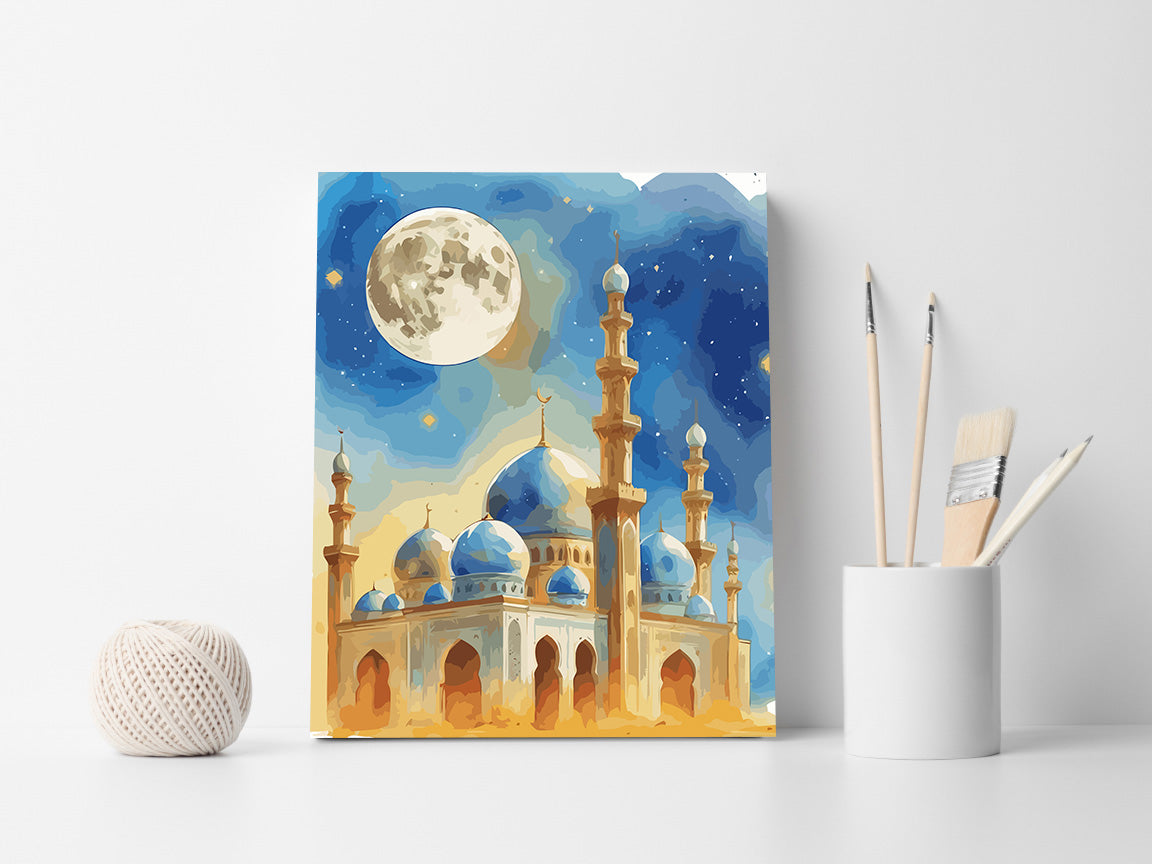 Pictura pe Numere – Moschee Sub Luna Plina 6372