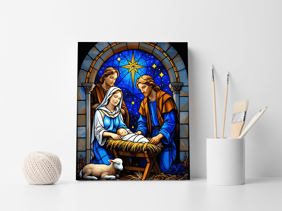 Pictura pe Numere – Nasterea Domnului 6401